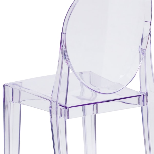 Flash Furniture Clear Stacking Side Chair - FH-111-APC-CLR-GG