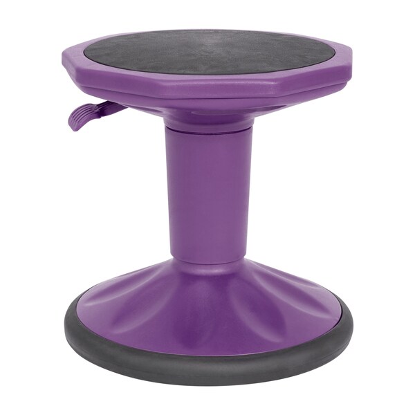 Flash Furniture Purple Kids Adjustable Active Learning Stool - AY-9001S-PR-GG