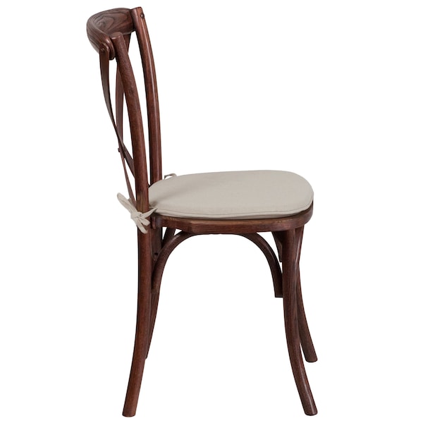 Flash Furniture Hercules Chair, Wood Back, 20-1/4 in W 23-1/4" L 35" H - XU-X-MAH-NTC-GG