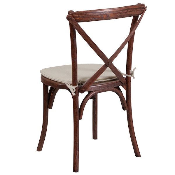 Flash Furniture Hercules Chair, Wood Back, 20-1/4 in W 23-1/4" L 35" H - XU-X-MAH-NTC-GG