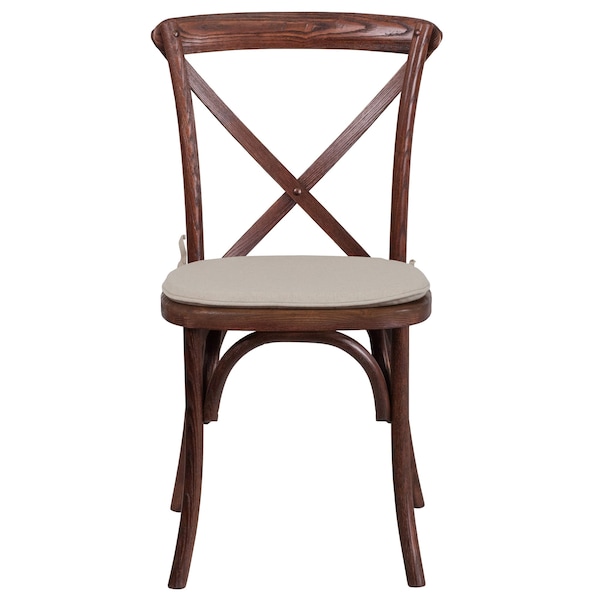 Flash Furniture Hercules Chair, Wood Back, 20-1/4 in W 23-1/4" L 35" H - XU-X-MAH-NTC-GG