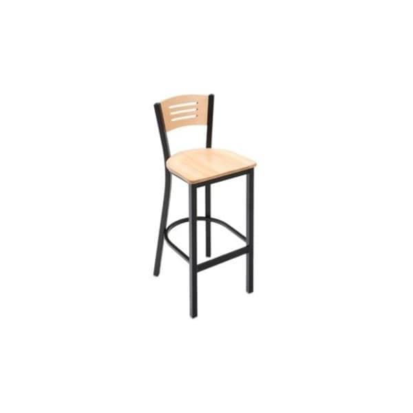 Kfi Ladder Back Metal Cafe Chair, Natural - 3315B-NA