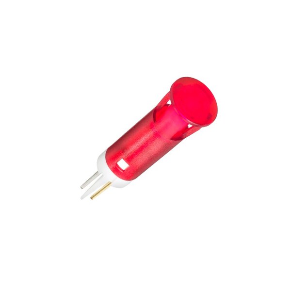 Apem Inc Indicadores de montaje en panel Led de 10 mm con terminal de soldadura/Faston Brillante Naranja 220Vcd - QS101XXHO220