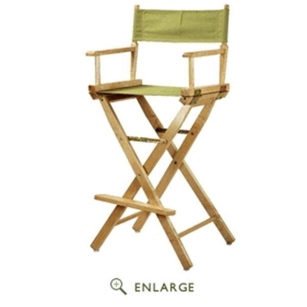 Casual Home 230-00-021-24 30 in. Directors Chair Natural Frame with Tan Canvas - 230-00/021-24