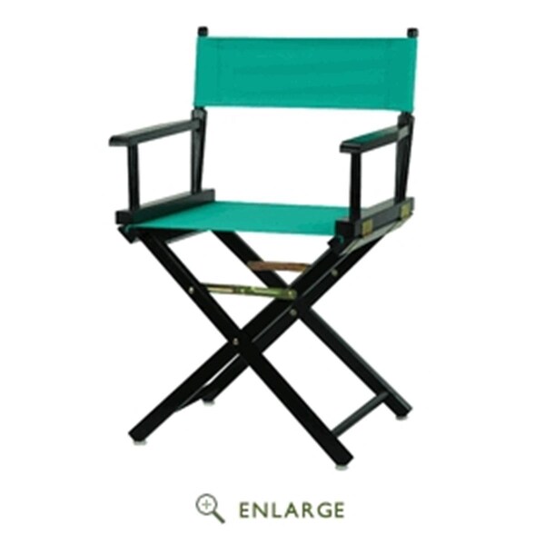Betterbeds 200-02-021-17 18 in. Directors Chair Black Frame with Teal Canvas - BE4257571