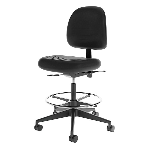 Cramer Task Chair, 27-1/2"W, Black, Foam, 350lb - RPMH4-252-2