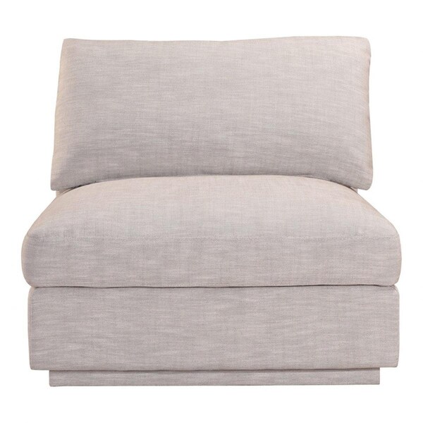 Moes Home Collection Justin Slipper Chair, Taupe - 34.25 x 38.25 x 37.75 in. - RN-1103-39