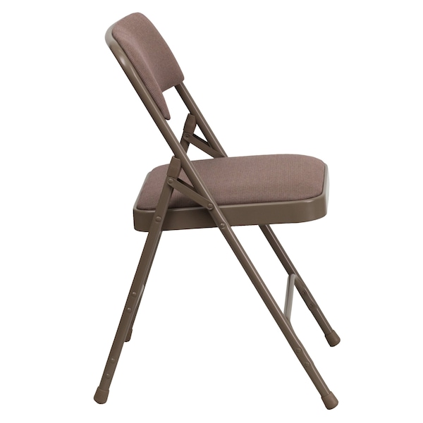Flash Furniture Beige Fabric Folding Chair - 4-HA-MC309AF-BGE-GG