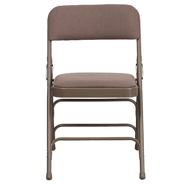 Flash Furniture Beige Fabric Folding Chair - 4-HA-MC309AF-BGE-GG