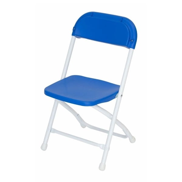 Atlas Commercial Products Kid's Plastic Folding Chair, Blue - KPFC7BL