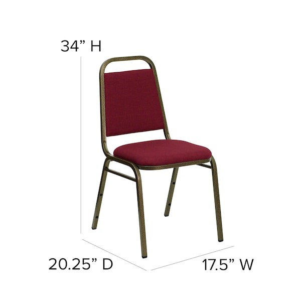 Flash Furniture Hercules Banquet Chair, 17-1/2 in W 20-1/4" L 34" H, Fabric Seat - FD-BHF-2-BY-GG