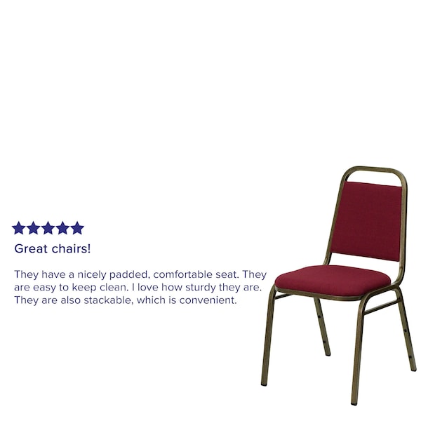 Flash Furniture Hercules Banquet Chair, 17-1/2 in W 20-1/4" L 34" H, Fabric Seat - FD-BHF-2-BY-GG