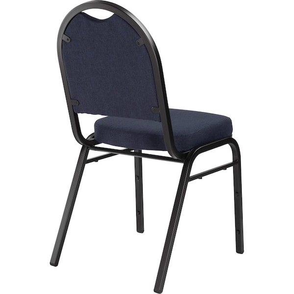 National Public Seating Stacking Chair, 9200 Series, Fabric Blue - 9254-BT