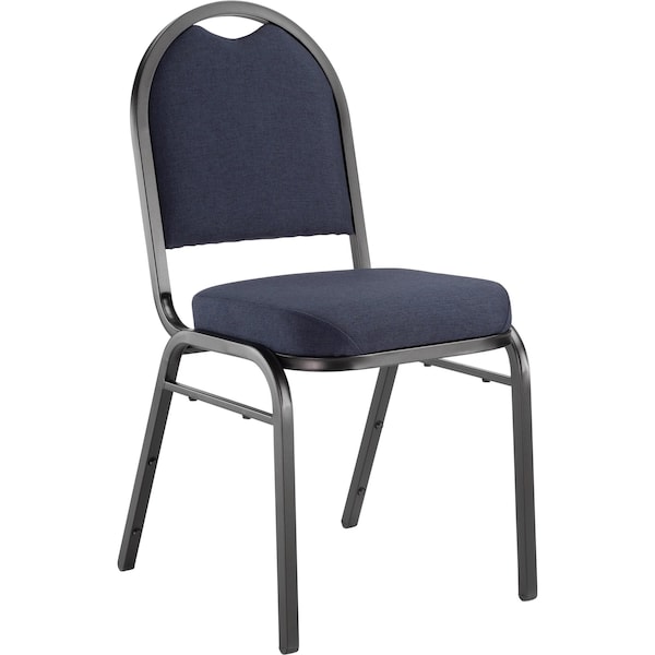 National Public Seating Stacking Chair, 9200 Series, Fabric Blue - 9254-BT