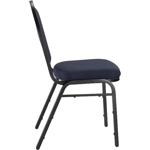 National Public Seating Stacking Chair, 9200 Series, Fabric Blue - 9254-BT