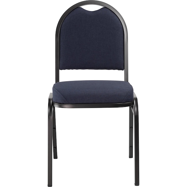 National Public Seating Stacking Chair, 9200 Series, Fabric Blue - 9254-BT