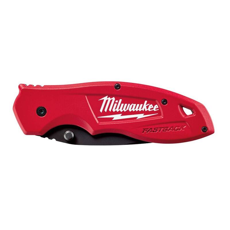 Milwaukee Fastback Spring Assisted Serrated Utility Knife - 48-22-1995