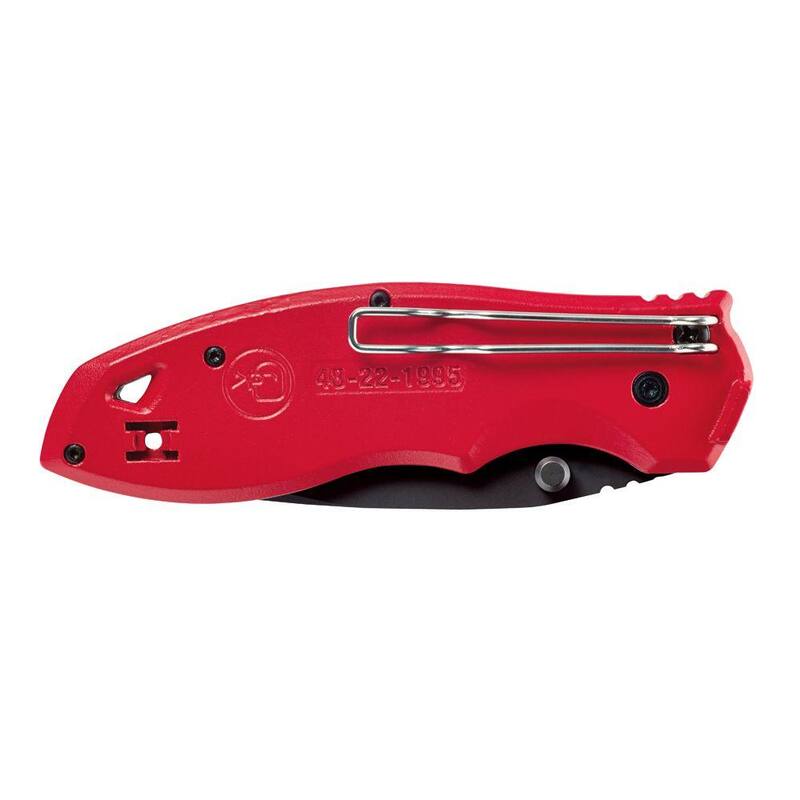 Milwaukee Fastback Spring Assisted Serrated Utility Knife - 48-22-1995