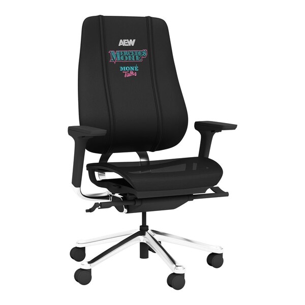 Dreamseat PhantomX Mesh Gaming Chair with AEW Mercedes Mone Logo - DSPHGMCHRBKJCKT-PSAEW0009A