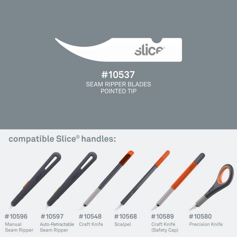 Slice Seam Ripper Blades Pointed Tip (6 Packs of 4) - 10537