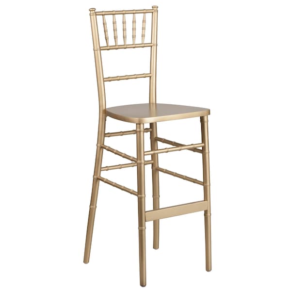 Flash Furniture HERCULES Series Gold Wood Chiavari Barstool - 2-XA-CH-BAR-GO-GG