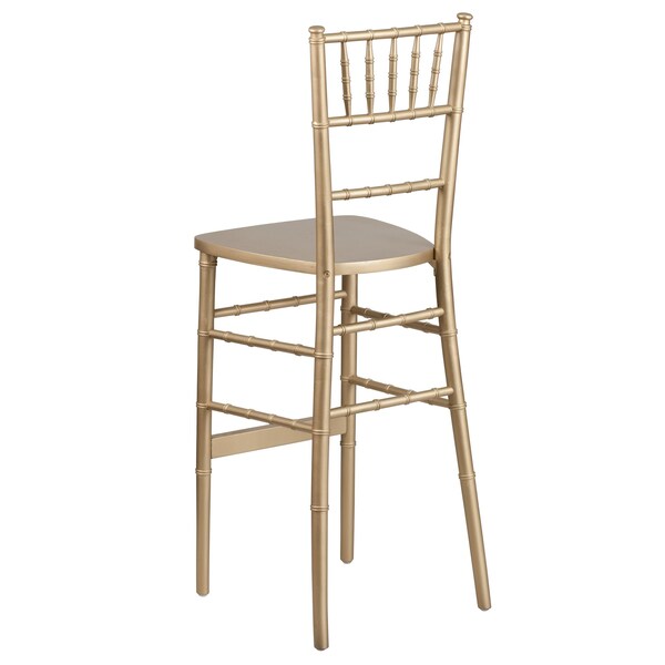 Flash Furniture HERCULES Series Gold Wood Chiavari Barstool - 2-XA-CH-BAR-GO-GG