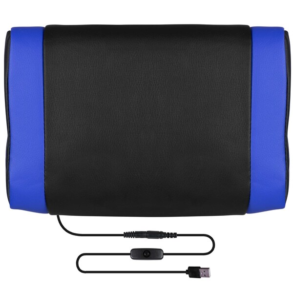 Flash Furniture Black/Blue Reclining Gaming Chair with Footrest - CH-00288-BL-GG