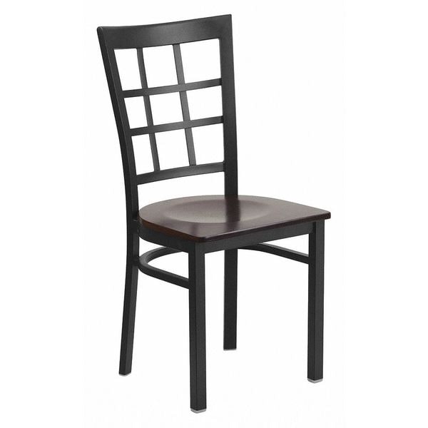 Flash Furniture Hercules Restaurant Chair, 16-1/2 in W 20" L 36-1/2" H - XU-DG6Q3BWIN-WALW-GG