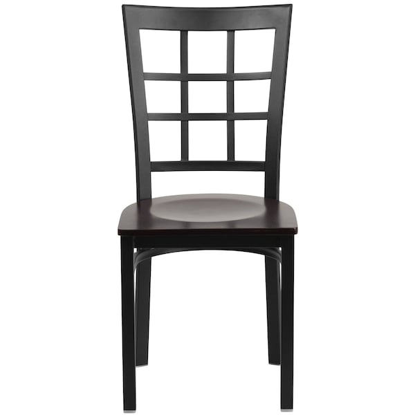 Flash Furniture Hercules Restaurant Chair, 16-1/2 in W 20" L 36-1/2" H - XU-DG6Q3BWIN-WALW-GG
