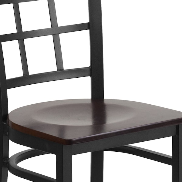 Flash Furniture Hercules Restaurant Chair, 16-1/2 in W 20" L 36-1/2" H - XU-DG6Q3BWIN-WALW-GG