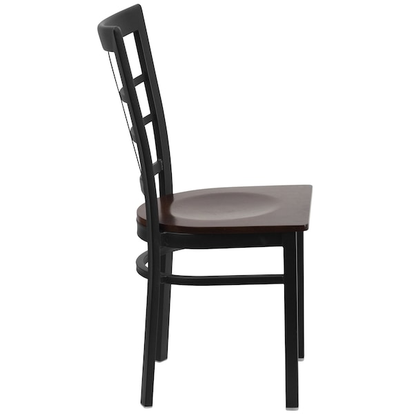 Flash Furniture Hercules Restaurant Chair, 16-1/2 in W 20" L 36-1/2" H - XU-DG6Q3BWIN-WALW-GG