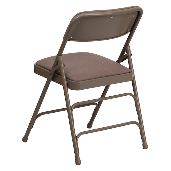 Flash Furniture Beige Fabric Folding Chair - 2-HA-MC309AF-BGE-GG