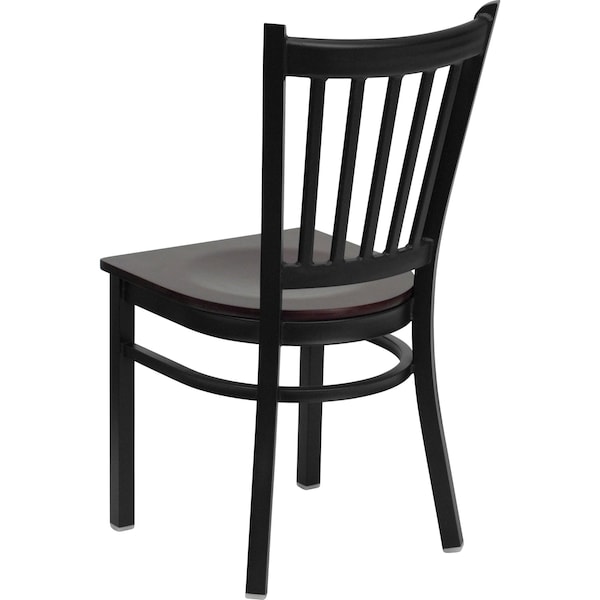 Flash Furniture Hercules Restaurant Chair, 17 in W 20-1/4" L 34-1/4" H, Plywood Seat - XU-DG-6Q2B-VRT-MAHW-GG