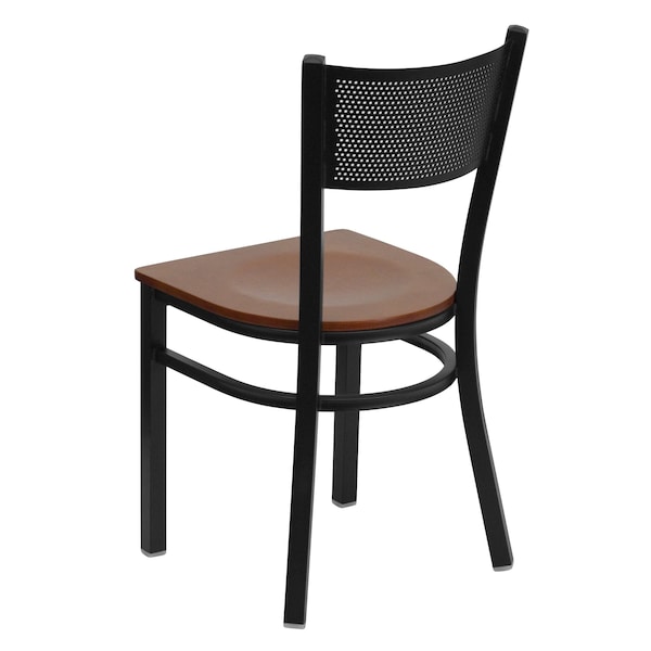 Flash Furniture Hercules Restaurant Chair, 17-1/4 in W 20" L 33-1/4" H, Plywood Seat - XU-DG-60115-GRD-CHYW-GG
