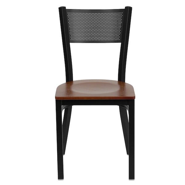 Flash Furniture Hercules Restaurant Chair, 17-1/4 in W 20" L 33-1/4" H, Plywood Seat - XU-DG-60115-GRD-CHYW-GG