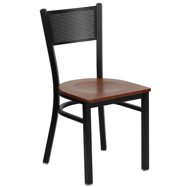 Flash Furniture Hercules Restaurant Chair, 17-1/4 in W 20" L 33-1/4" H, Plywood Seat - XU-DG-60115-GRD-CHYW-GG