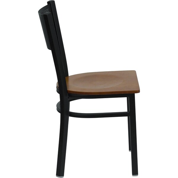 Flash Furniture Hercules Restaurant Chair, 17-1/4 in W 20" L 33-1/4" H, Plywood Seat - XU-DG-60115-GRD-CHYW-GG