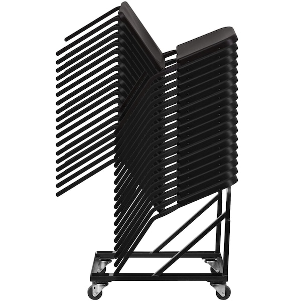 Flash Furniture Stack Chair Dolly, Black, 22" H - HF-MUS-DOLLY-GG