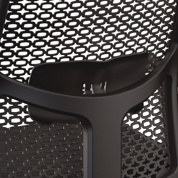 Hon Ignition 2.0 ReActiv Low-Back Task Stool, 22.88in-31.75in Seat Height, Elysian Seat, Charcoal/Black - HONTSR0A0S04BST