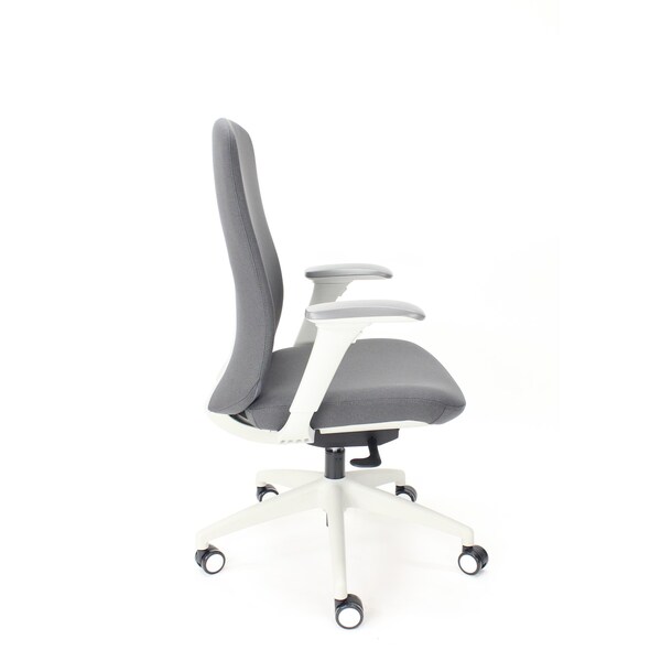 We'Re It LiDO Series High Back Upholstered Office Chair, Grey - OFD6800F-GRY