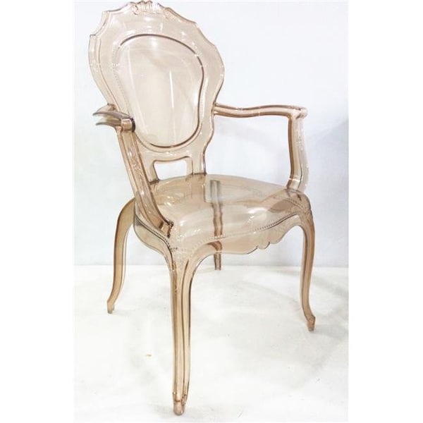Jeco Jeco F-SF012 Plastic Arm Chair; Amber - F-SF012