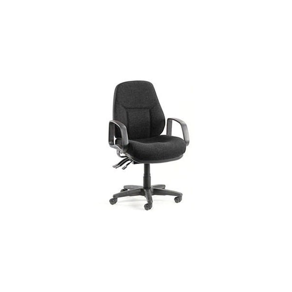 Global Industrial Low Back Executive Chair, Black - 516148BK
