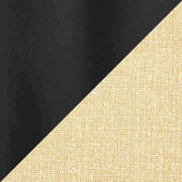 Lumisource Boyne Chair in Black Metal and Cream Noise Fabric - CH-BOYNE BKCR