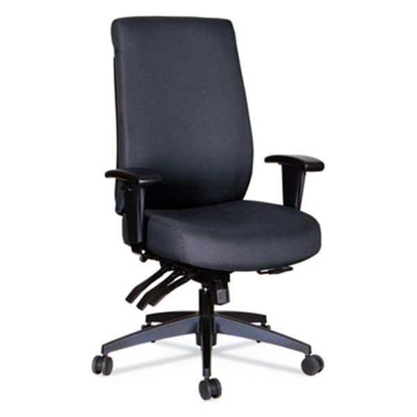 Alera Technologies Alera  Wrigley Series 24 by 7 High Performance High-Back Multifunction Task Chair, Black - HPT4101