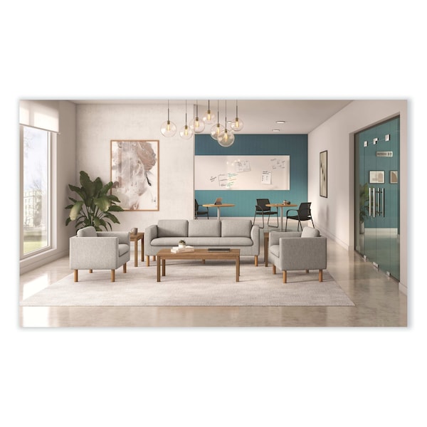 Hon Chairs/Stools, 33" W 26.75" L 29" H, Fabric Seat - HONVP3LCHRGRY