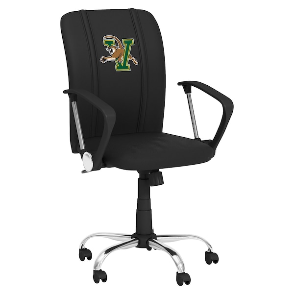 Dreamseat Curve Task Chair with Vermont Catamounts Logo - XZOCCURVE-PSCOL13115