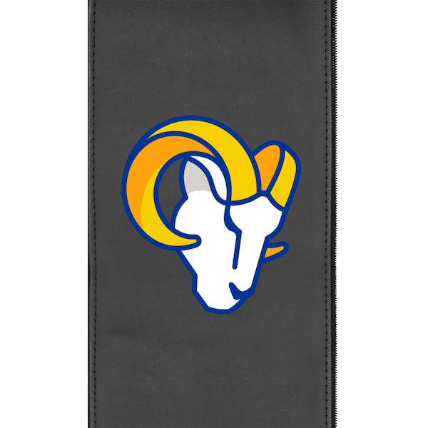 Dreamseat Curve Task Chair with Los Angeles Rams Secondary Logo - XZOCCURVE-PSNFL20081