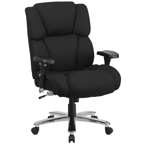 Flash Furniture Hercules Office Chair, Black Back, 30 in W 34" L 48" H, Adjustable Padded - GO-2149-GG