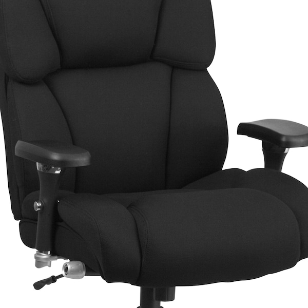 Flash Furniture Hercules Office Chair, Black Back, 30 in W 34" L 48" H, Adjustable Padded - GO-2149-GG