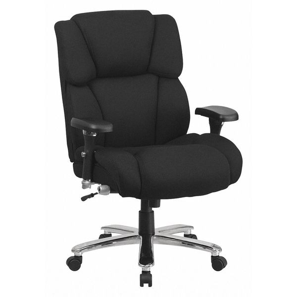 Flash Furniture Hercules Office Chair, Black Back, 30 in W 34" L 48" H, Adjustable Padded - GO-2149-GG